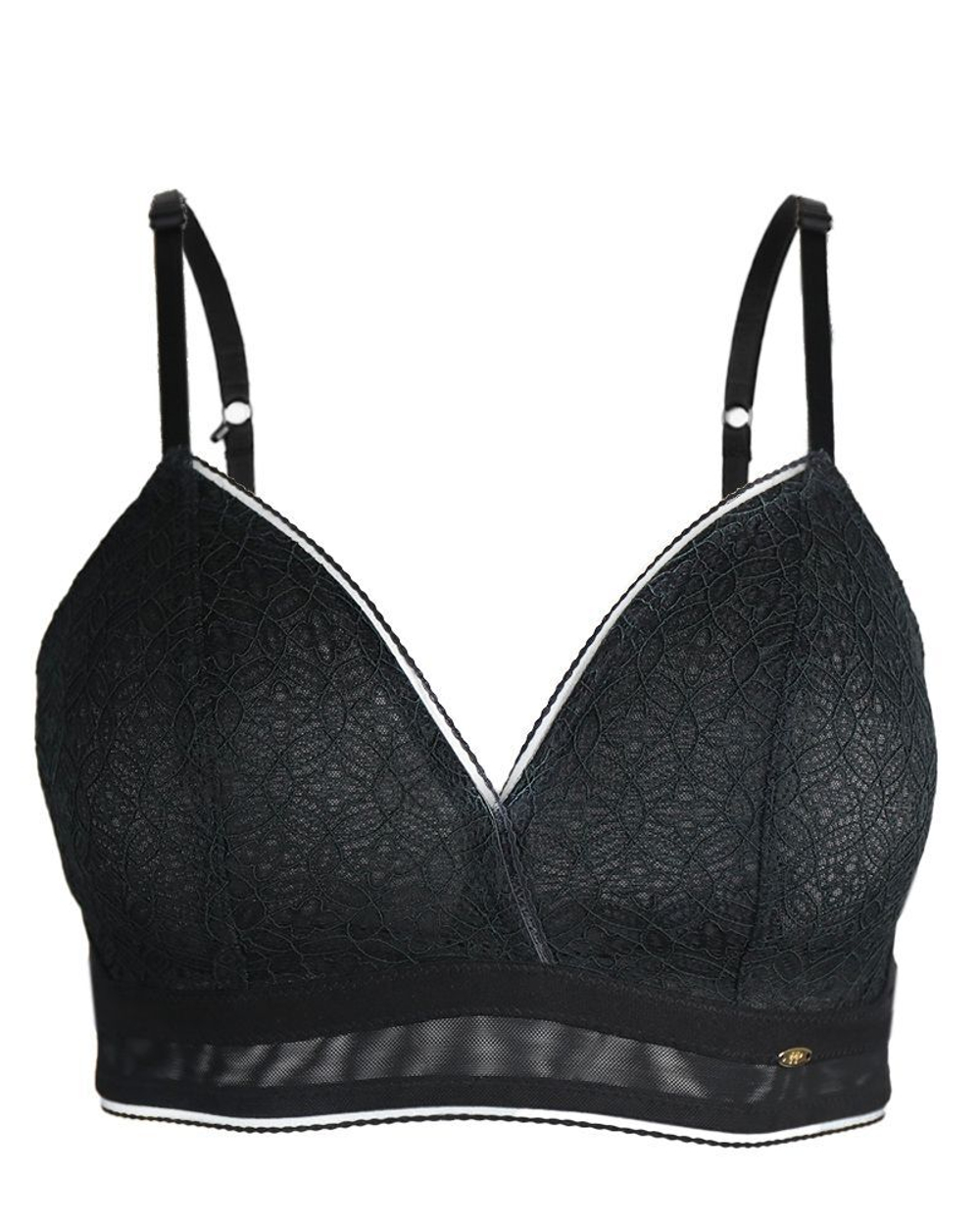 Бралетт без косточек Delicate Lace (Размер: 36DD) (Цвет: черный)