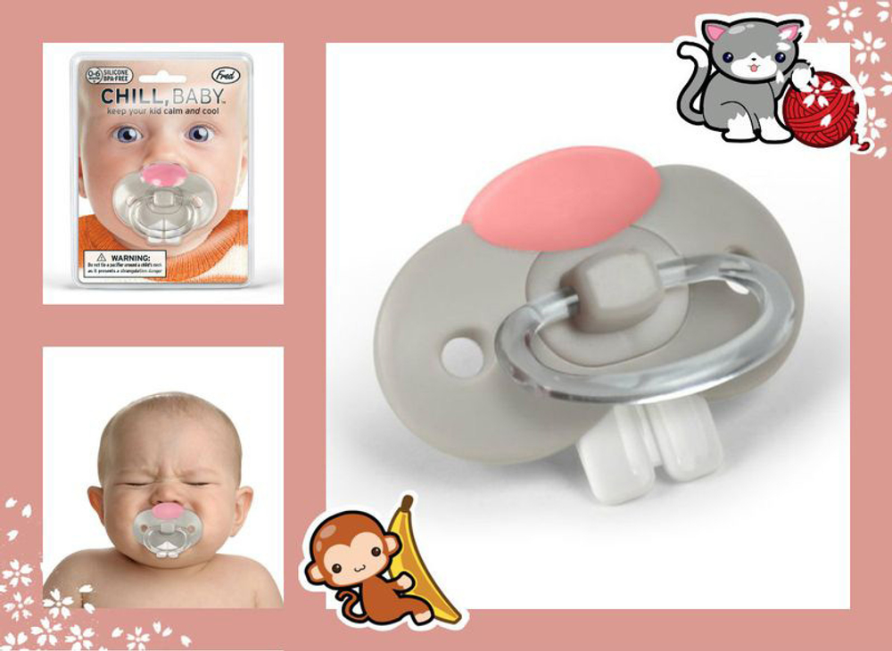 Пустышка (соска) chill baby Зайчик
