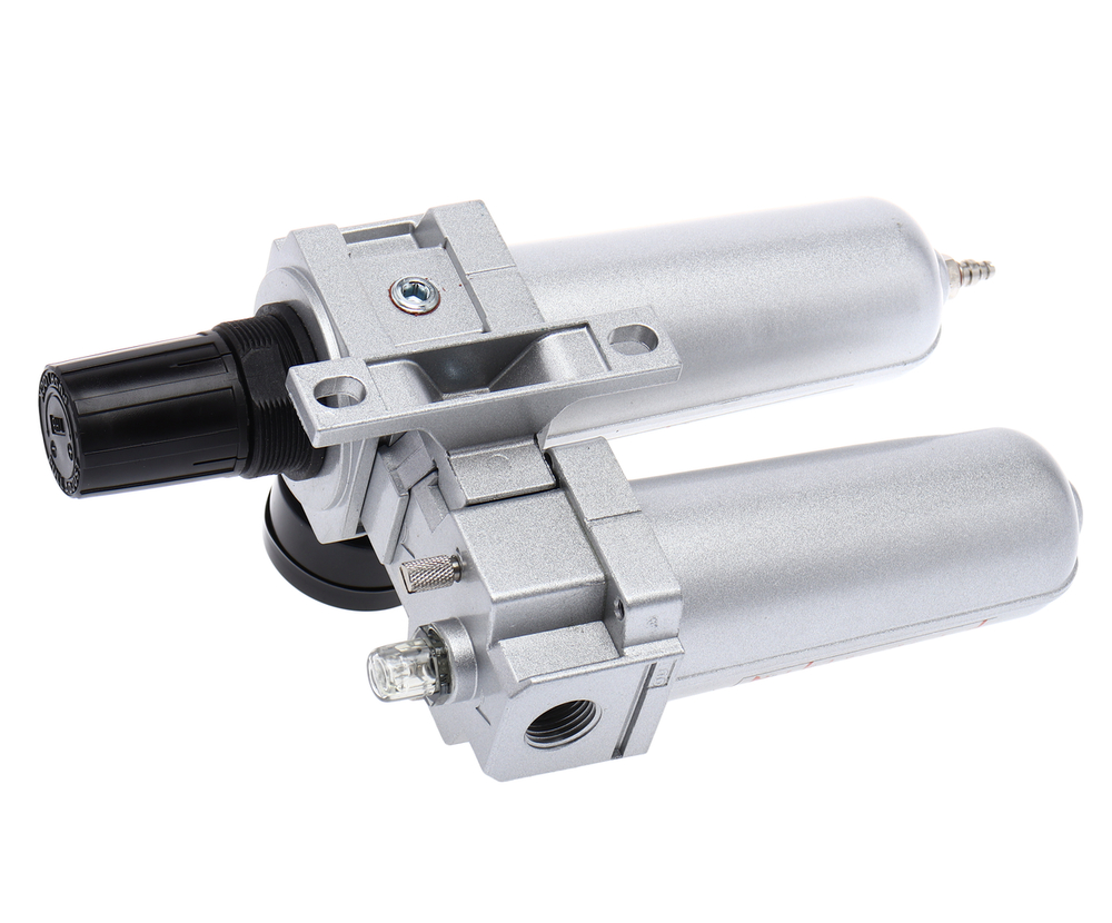 Блок подготовки воздуха (лубрикатор,осушитель) 1/2” металл. переключ. 285PSI 4000л/мин. JTC