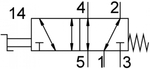 VHEF-H-M52-M-G18 Ручной клапан