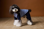 Жилетка пуховая для собак Клетка