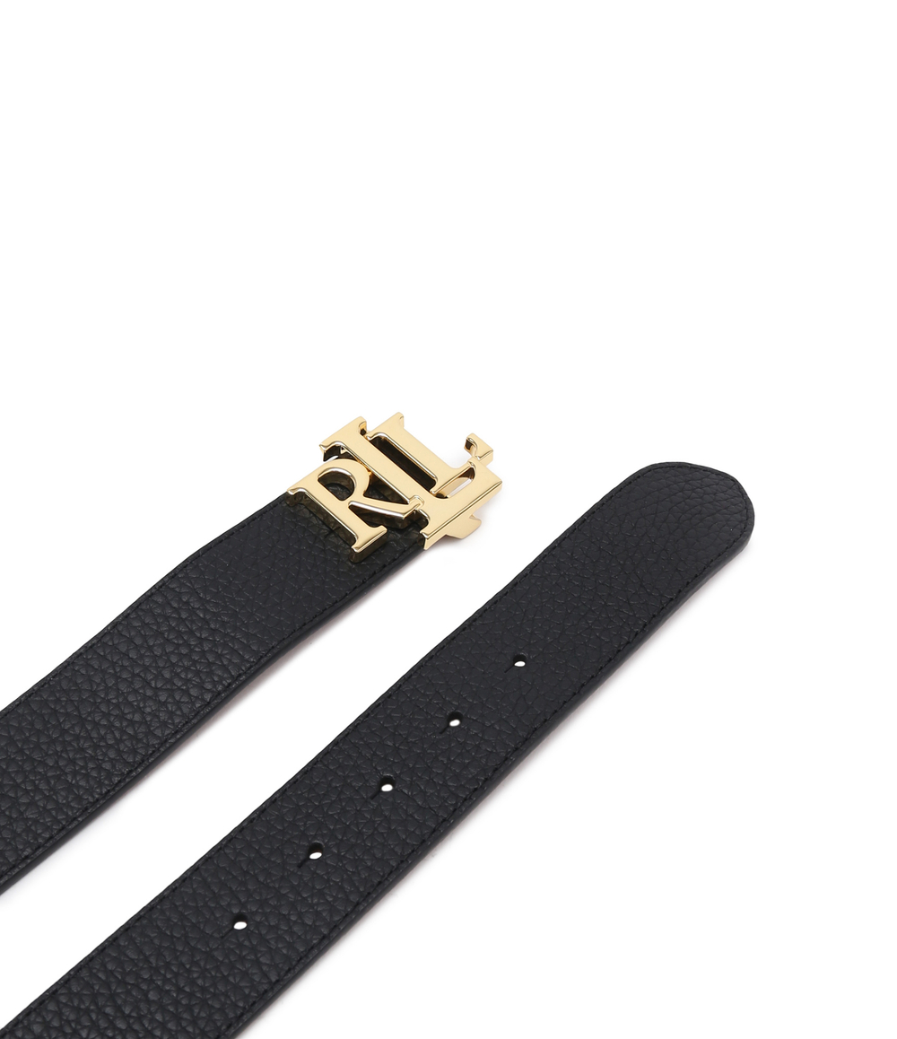 Двухсторонний кожаный ремень LAUREN RALPH LAUREN - черный(412912040)