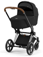 Коляска для новорожденных Cybex Priam IV Chrome Brown Sepia Black