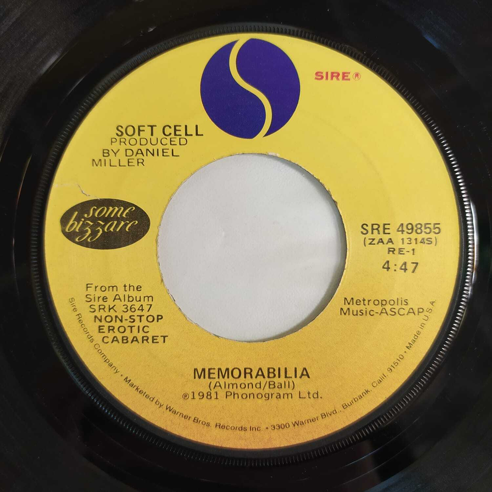 Soft Cell - Tainted Love (США 1981г.) 7", 45 RPM, Single