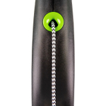 flexi рулетка Black Design XS (до 8 кг) 3 м трос черный/зеленый
