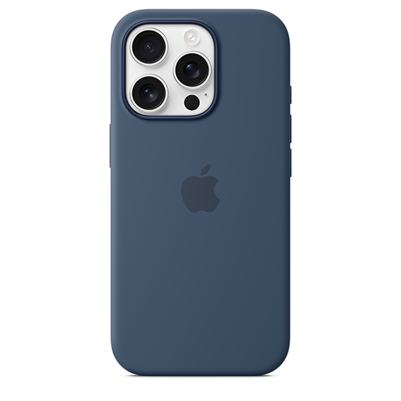 Чехол Apple iPhone 16 Pro Silicone Case with MagSafe Denim MYYK3
