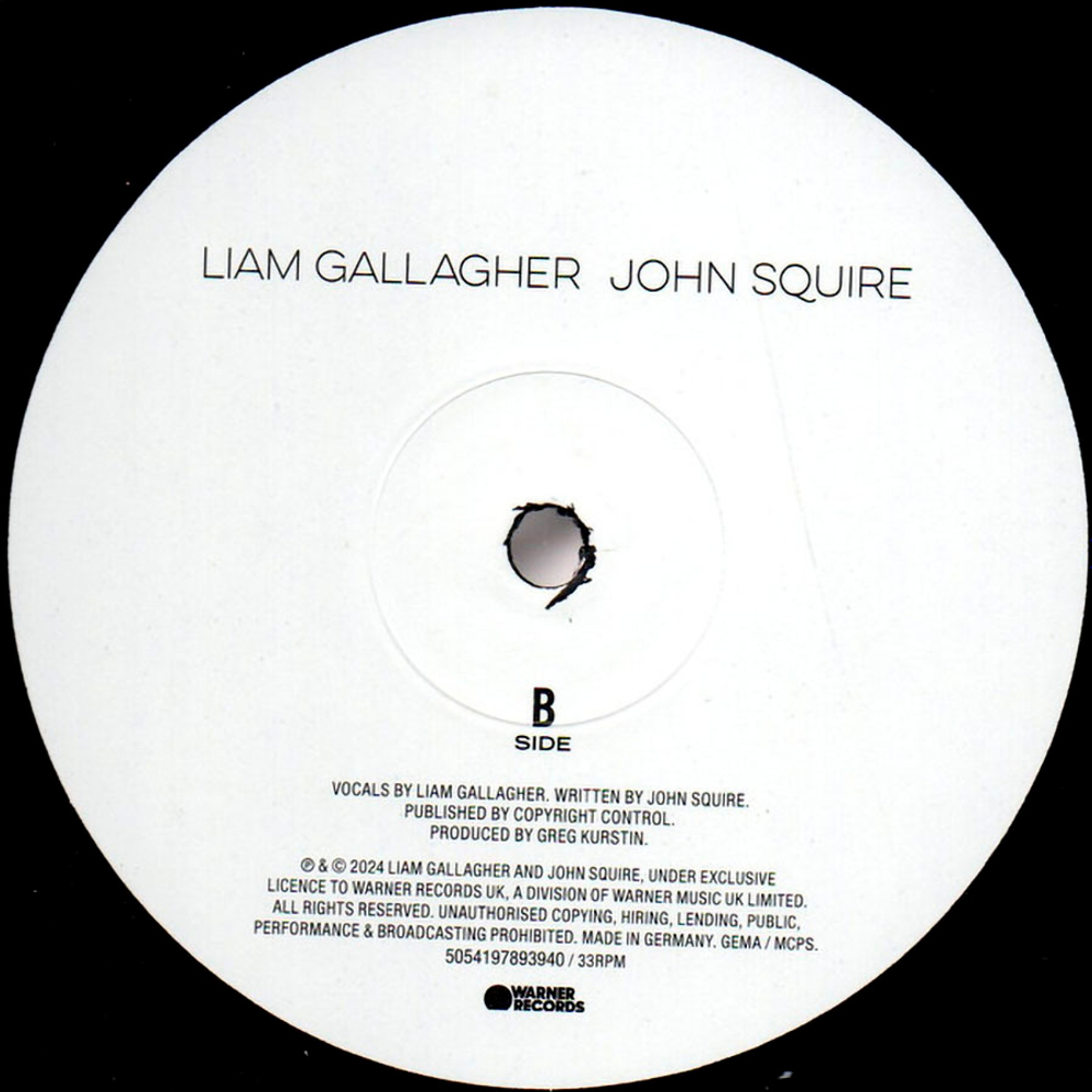 Liam Gallagher, John Squire / Liam Gallagher & John Squire (LP)
