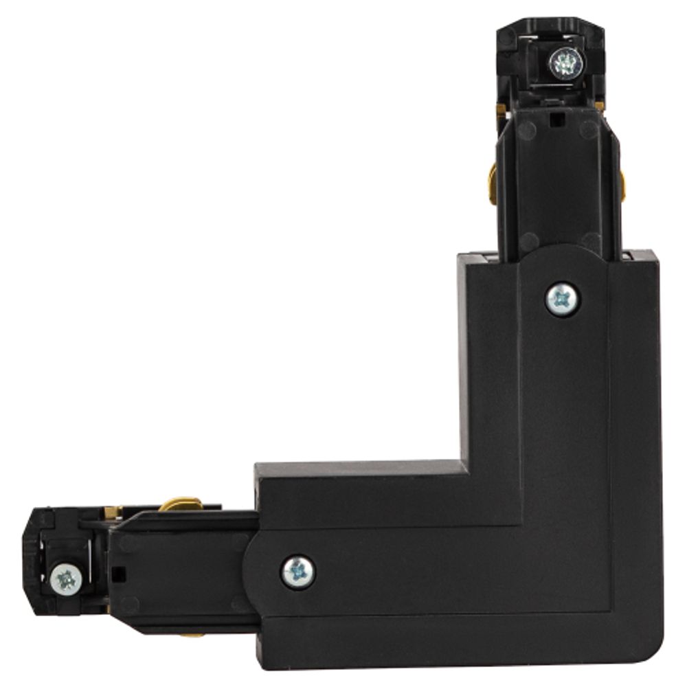 Коннектор для трехфазного шинопровода ЭРА STR-30-B-CN-LE типа LE угловой наружный черный