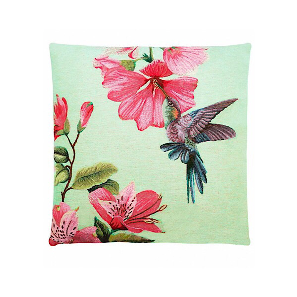 Подушка Колибри гобеленовая 45х45 см