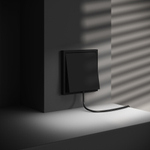 Вывод кабеля VOLTUM S70, (черный матовый)