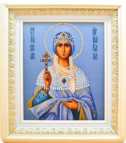 Святая Елена Равноапостольная. Икона ручной работы.