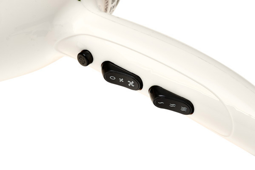 Компактный профессиональный фен 1900Вт Harizma Elfin White H10221-06