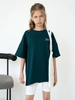 Летний костюм для девочки с велосипедками