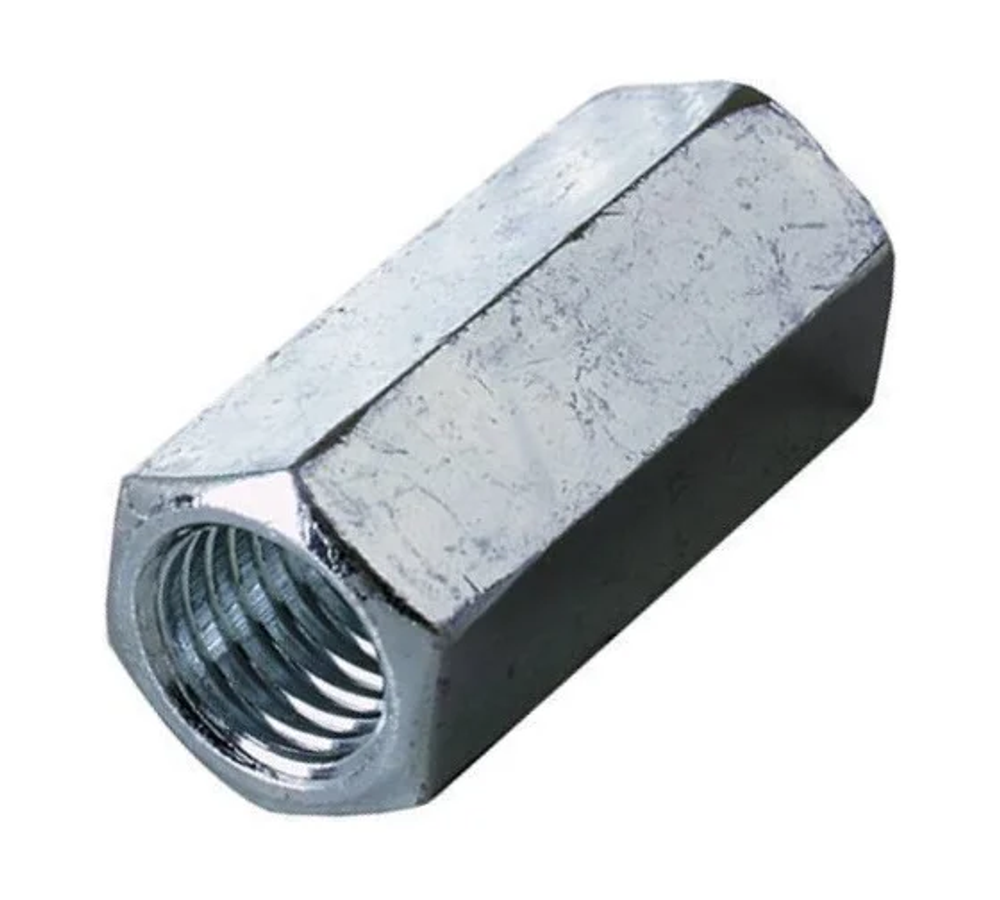 Гайка М20 DIN6334 соединительная, оцинк.