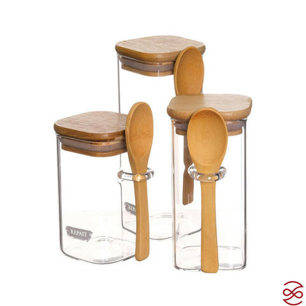 Набор ёмкостей для сыпучих продуктов Repast Comfort 250/300/380 мл (3 шт)