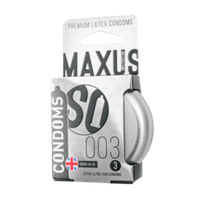 Презервативы Maxus супер тонкие, 0.03 в металлическом кейсе