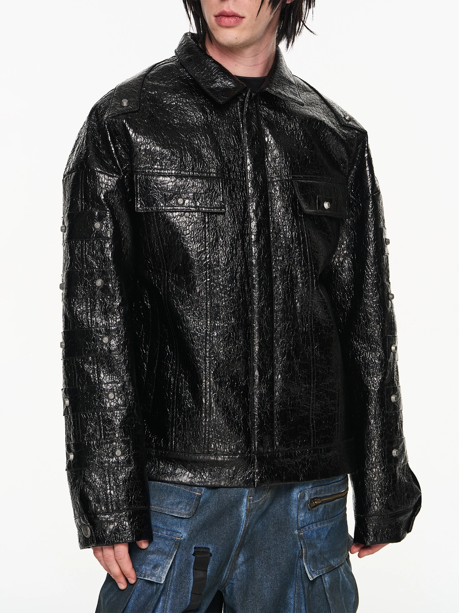 Куртка BLIND "Crack" Leather Jacket