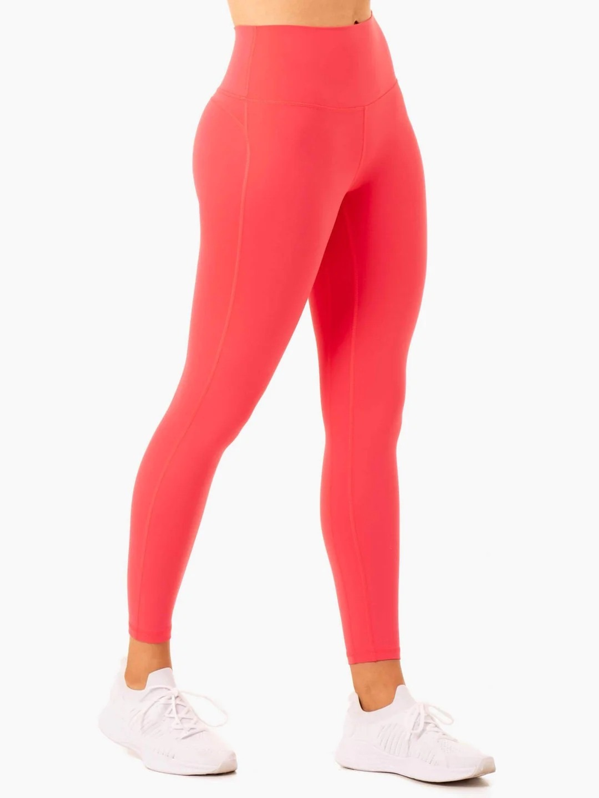Купить НОВЫЕ женские красные леггинсы Ryder Wear NKD с высокой талией,  размер XL, цена 3 490 руб — (304501467794)