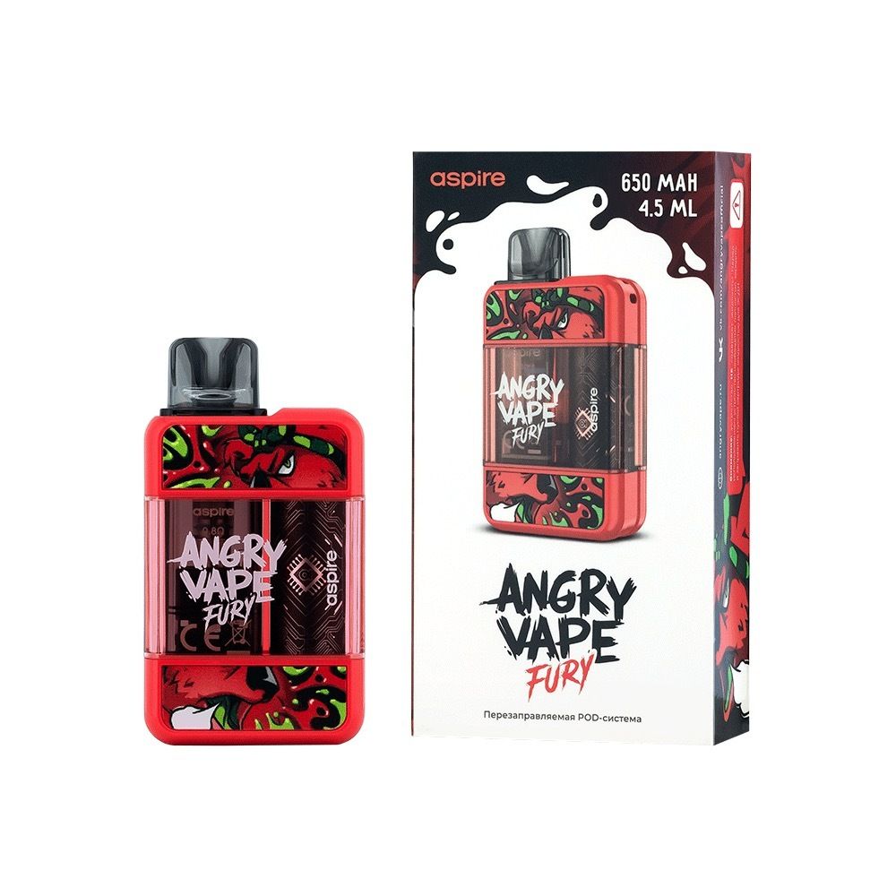 Brusko Angry Vape Fury Красный