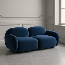 Дизайнерский модульный диван BLOB бархат 022