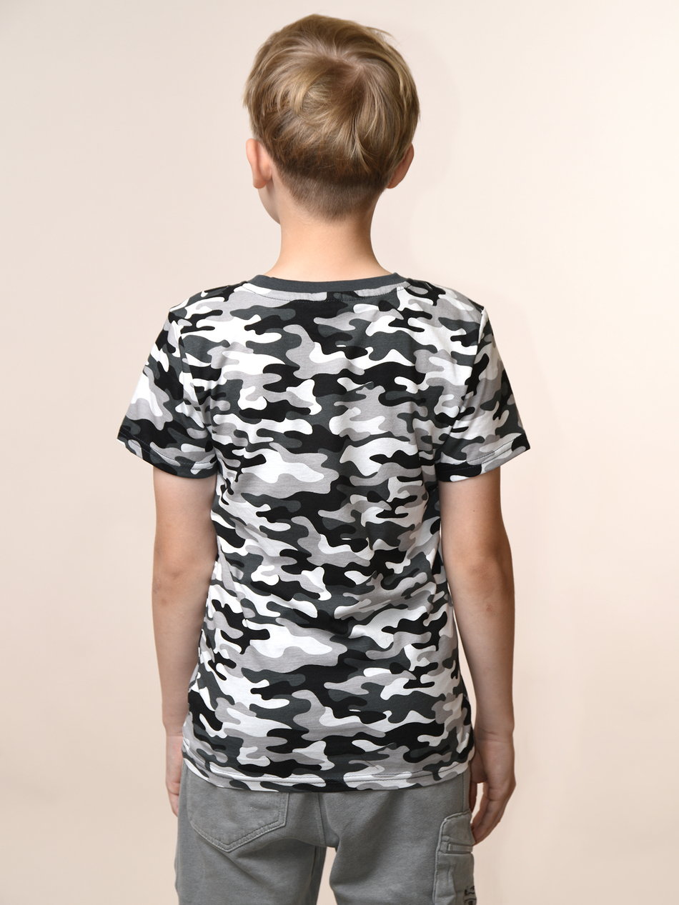 Футболка для мальчика камуфляжная