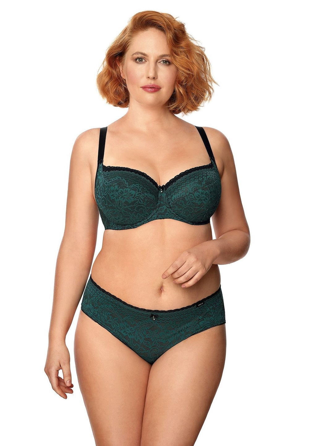 Бюстгальтер на косточках Xena (Размер: 80C) (Цвет: изумрудный)