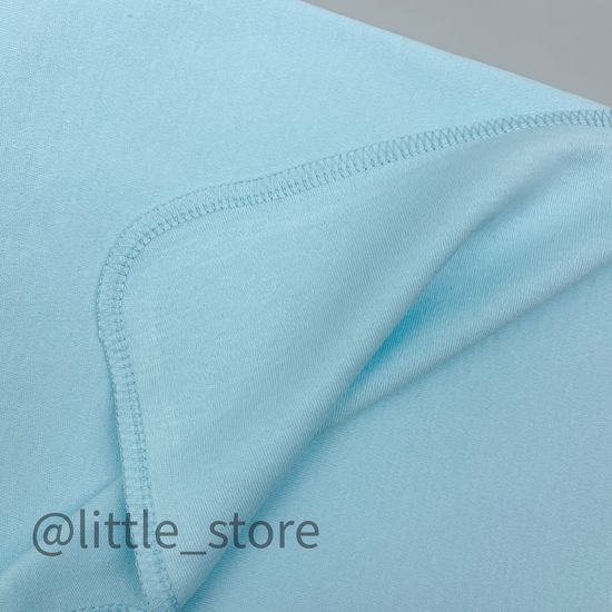 Пеленка хлопковая "Веселое сафари" Голубая вода