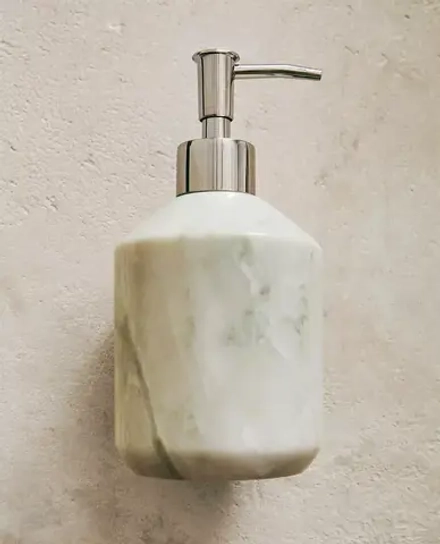 ZARA HOME МРАМОРНЫЙ ДОЗАТОР МЫЛА, ЗЕЛЕНЫЙ