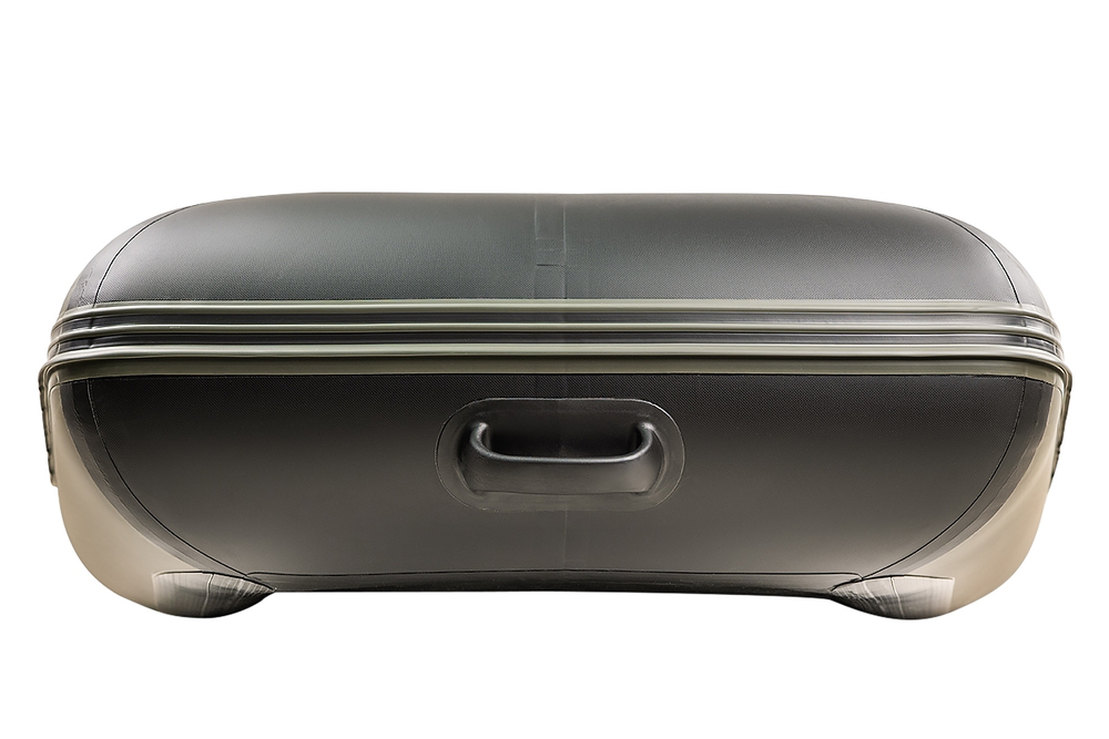 Броня-280 хаки-черный (лодка ПВХ под мотор с усилением)