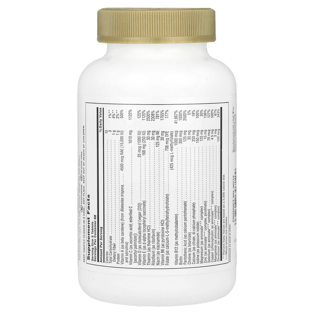 NaturesPlus, Source of Life®, Gold, лучшая мультивитаминная добавка, 180 таблеток