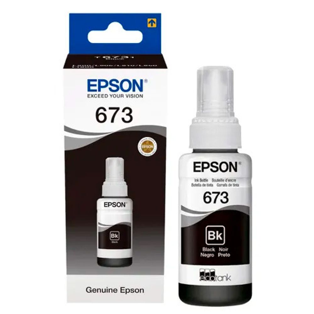 Контейнер EPSON T6731 с черными чернилами для L800