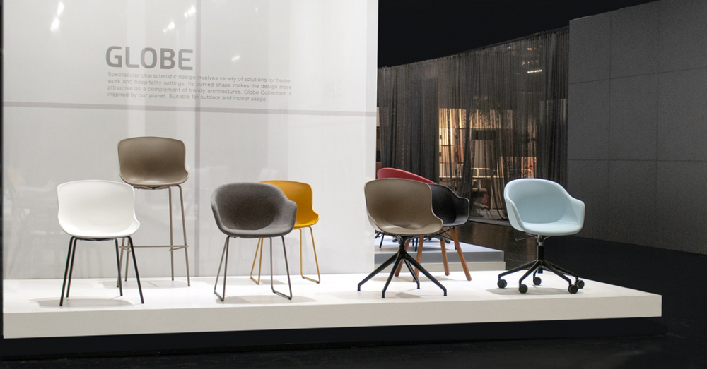 Стул пластиковый Papatya Globe-S Wox Beech, натуральный, желтый