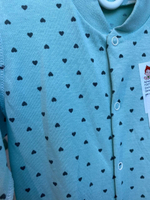 Комбинезон интерлок "Сердечко"(малышеево) (Размер: 62)