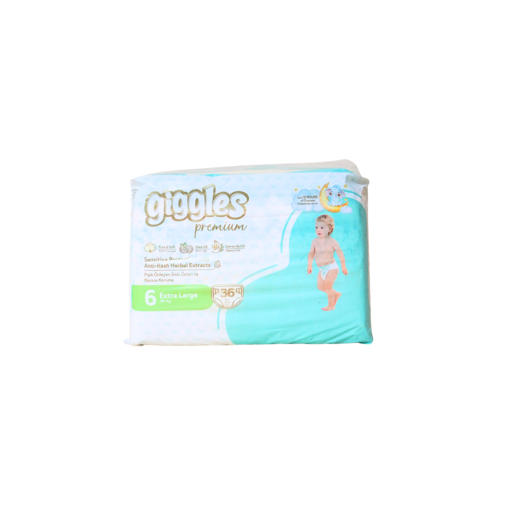 Giggles подгузники  размер 15-30кг 36шт (№6)