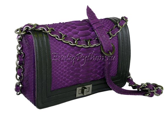 Клатч из кожи питона CL-19