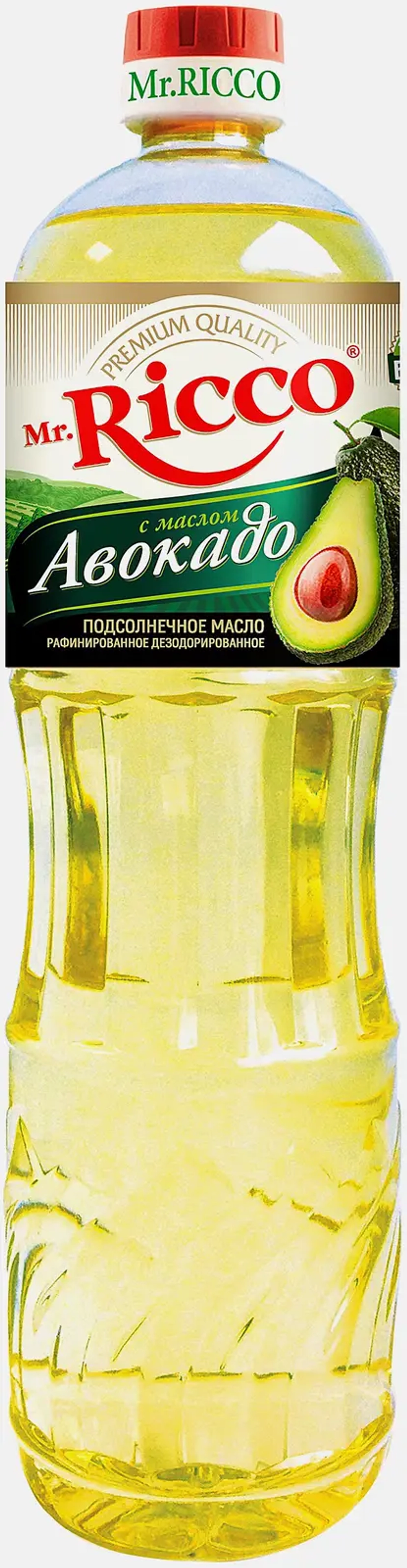 Масло подсолнечное Mr. Ricco с маслом Авокадо 1л