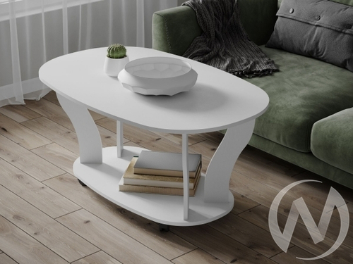 Стол журнальный Консул-3 (белый)