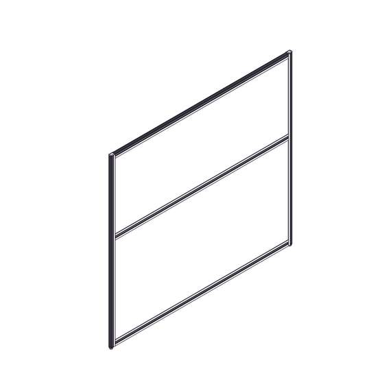 Секция  RAND комбинированной перегородки RP130SL140  1400х22х1300