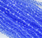 БШ017НН6 Хрустальные бусины "32 грани", цвет: светло-голубой прозрачный, 6 мм, кол-во: 39-40 шт.