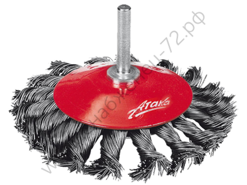 Щётка №103; 1207506135 d-75 для дрели вогнутая,витая