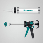 KRAFTOOL ULTRA 310 мл, прямой забор, регулировка силы давления, вариативная антикапельная система, закрытый пистолет для герметика (06677-31)