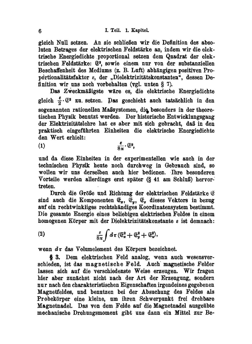 Einführung in die Theorie der Elektrizität und des Magnetismus. Zum Gebrauch bei Vorträgen, sowie zum Selbstunterricht | Max Planck