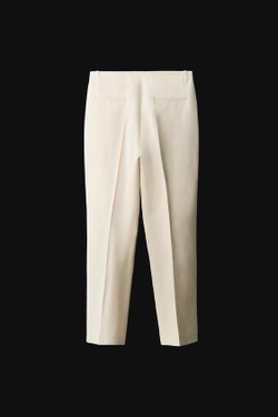 ZARA БРЮКИ STRAIGHT FIT — ZW COLLECTION, ПЕСОЧНЫЙ