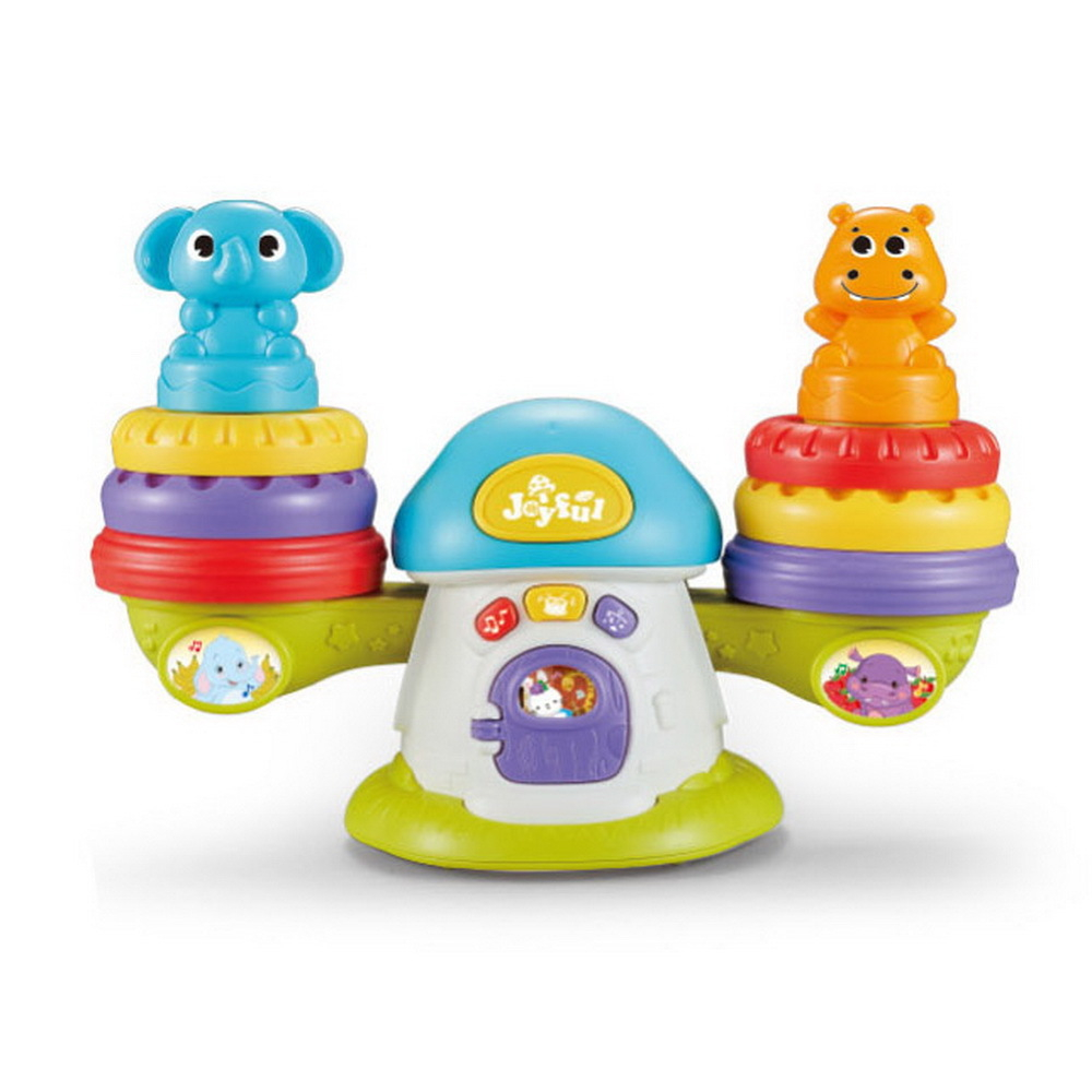 PITUSO Развивающий центр Веселая пирамидка (свет,звук) 25*11*18 см