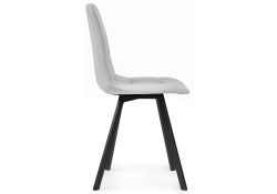 Стул на металлокаркасе Чилли черный / светло-серый