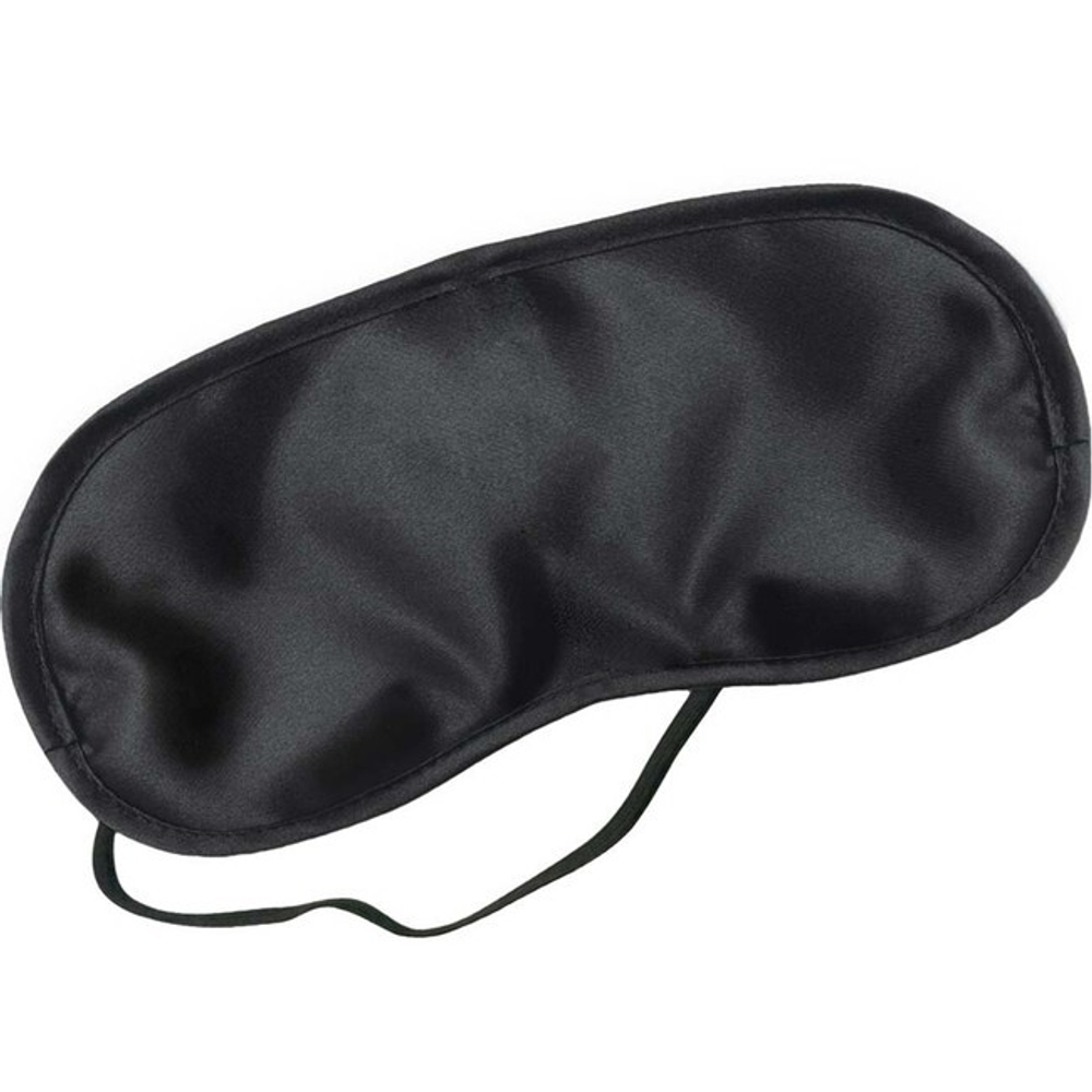 Атласная мягкая маска для глаз Satin Love Mask (Цвет: черный)