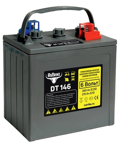 Тяговая аккумуляторная батарея WET Rutrike DT146 (T-145)