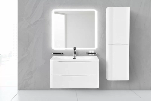 Тумба с раковиной BelBagno ACQUA 2C SO 120 Bianco Lucido
