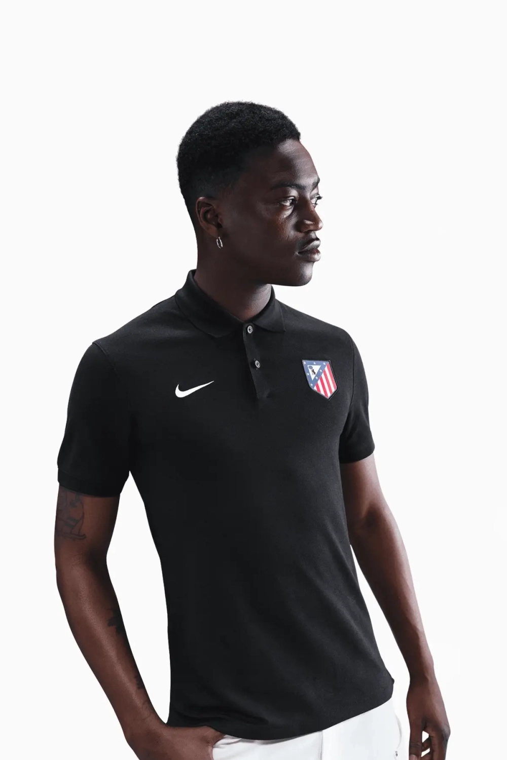 Футболка Nike Atletico Madrid 25/26 Dri-FIT Polo - черный