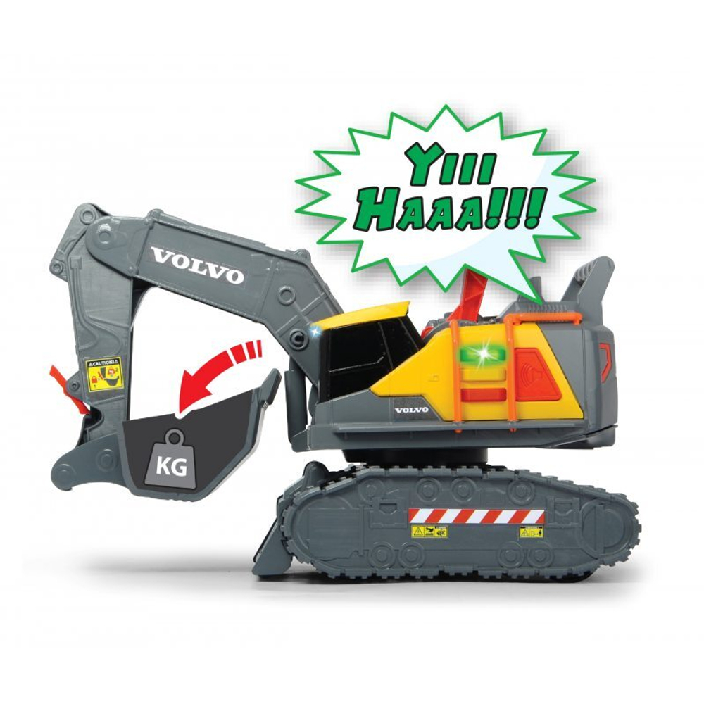 Экскаватор Volvo 30 см свет звук Dickie Toys 3725006